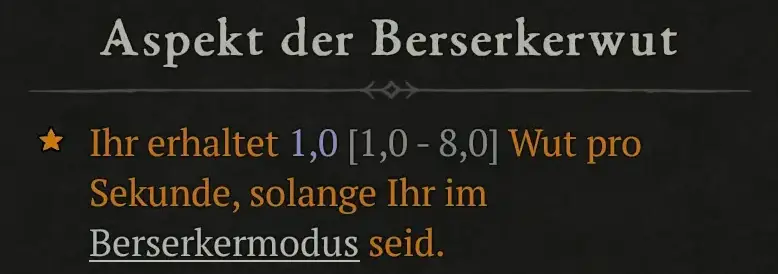 Aspekt der Berserkerwut