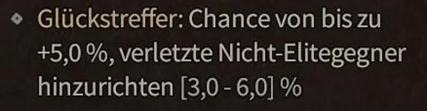 Verletzt Bonusschaden Affix