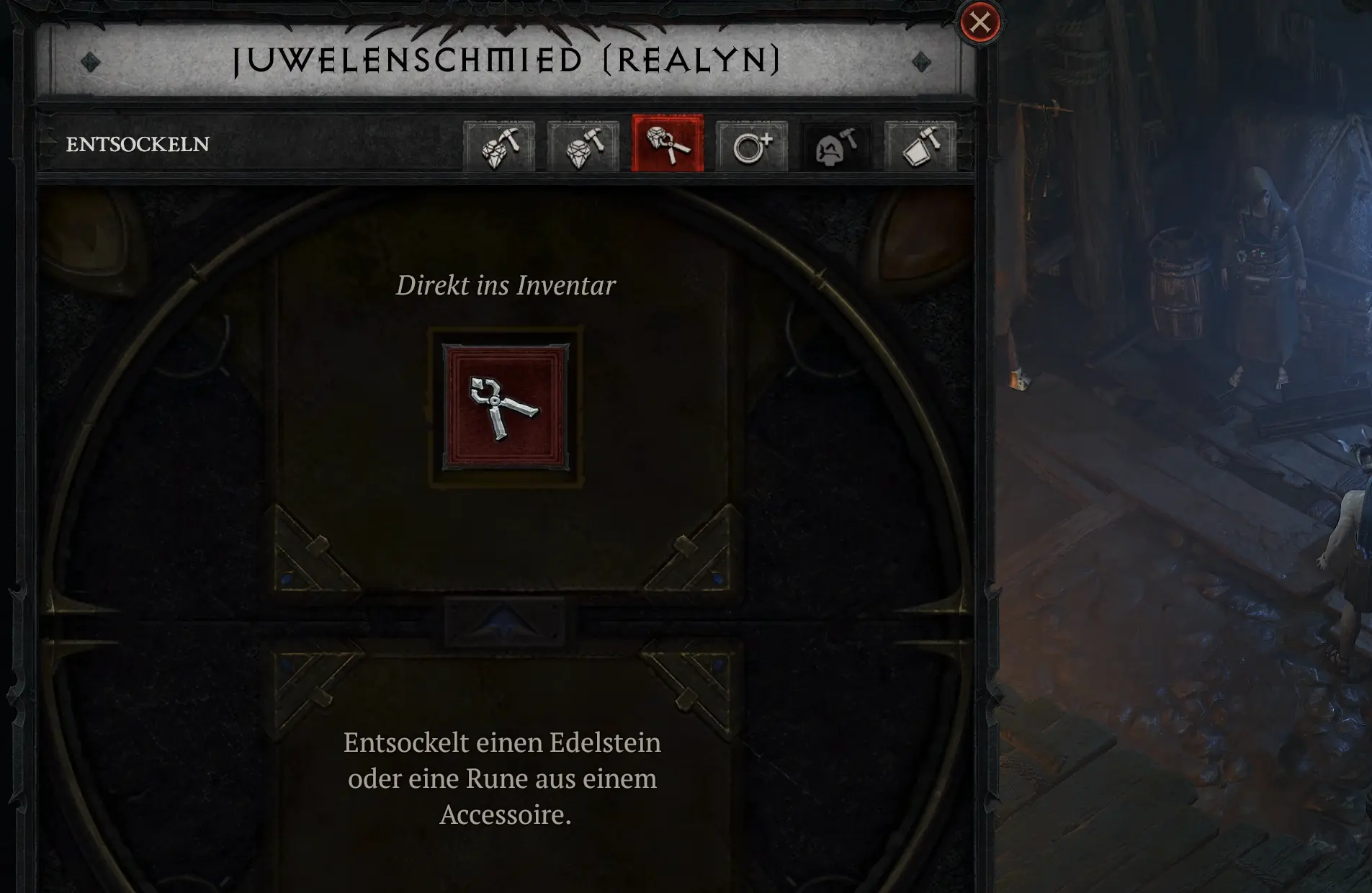 Diablo 4 Juwelenschmied Gegenstände entsockeln