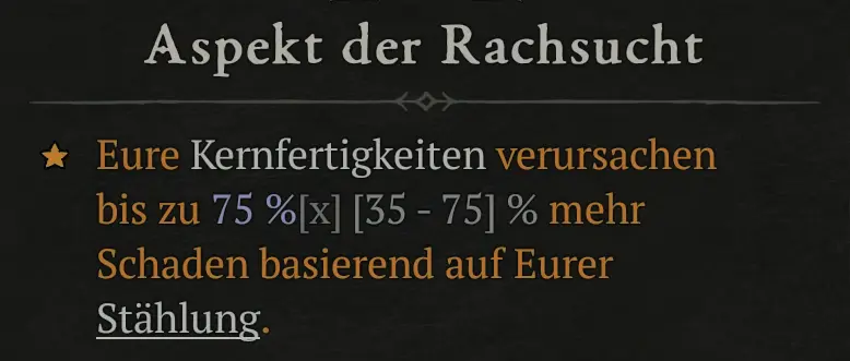 Aspekt der Rachsucht