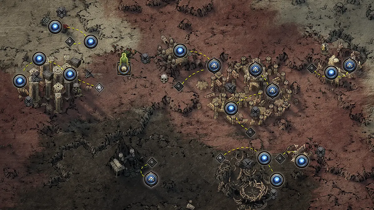 Path of Exile 2 Kampagne Akt 2 Karte