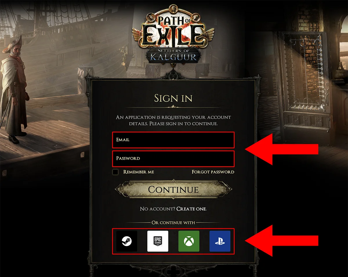 Filterblade Lootfilter Tutorial 02 Account verknüpfen