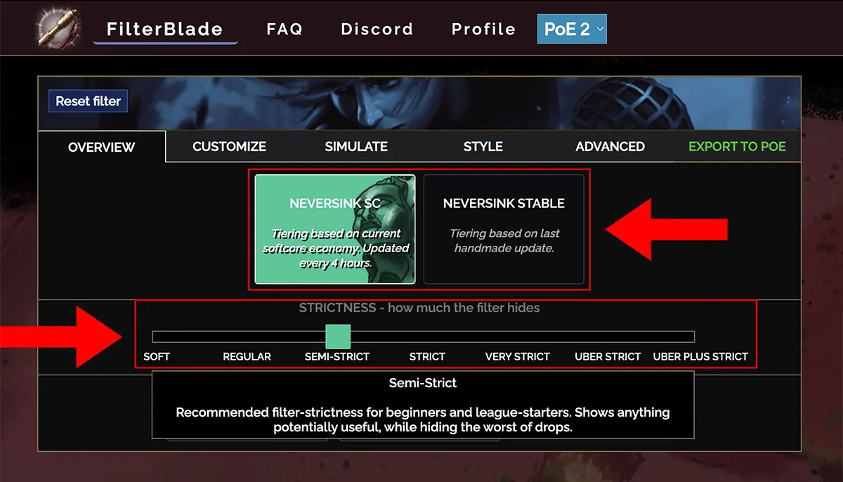 Filterblade Lootfilter Tutorial – Filter Striktheit