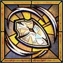 Gesegneter Schild Icon